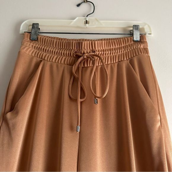 ASOS • Soft Utility Satin Wide Leg Pants - Picture 5 of 14